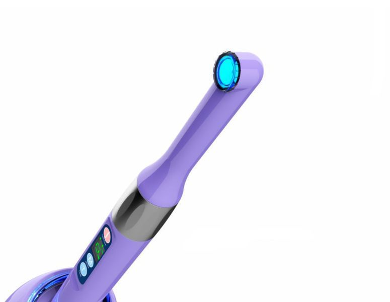 Woodpecker i-LED Purple &ndash; беспроводная фотополимерная лампа, 2500 мВт/см&sup2;, вращающаяся головка i-LED фото