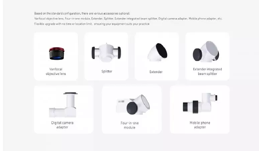 Woodpecker i-See High &mdash; мікроскоп стоматологічний операційний, 4K модуль, LED, мобільна підлогова стійка WDP008120 фото